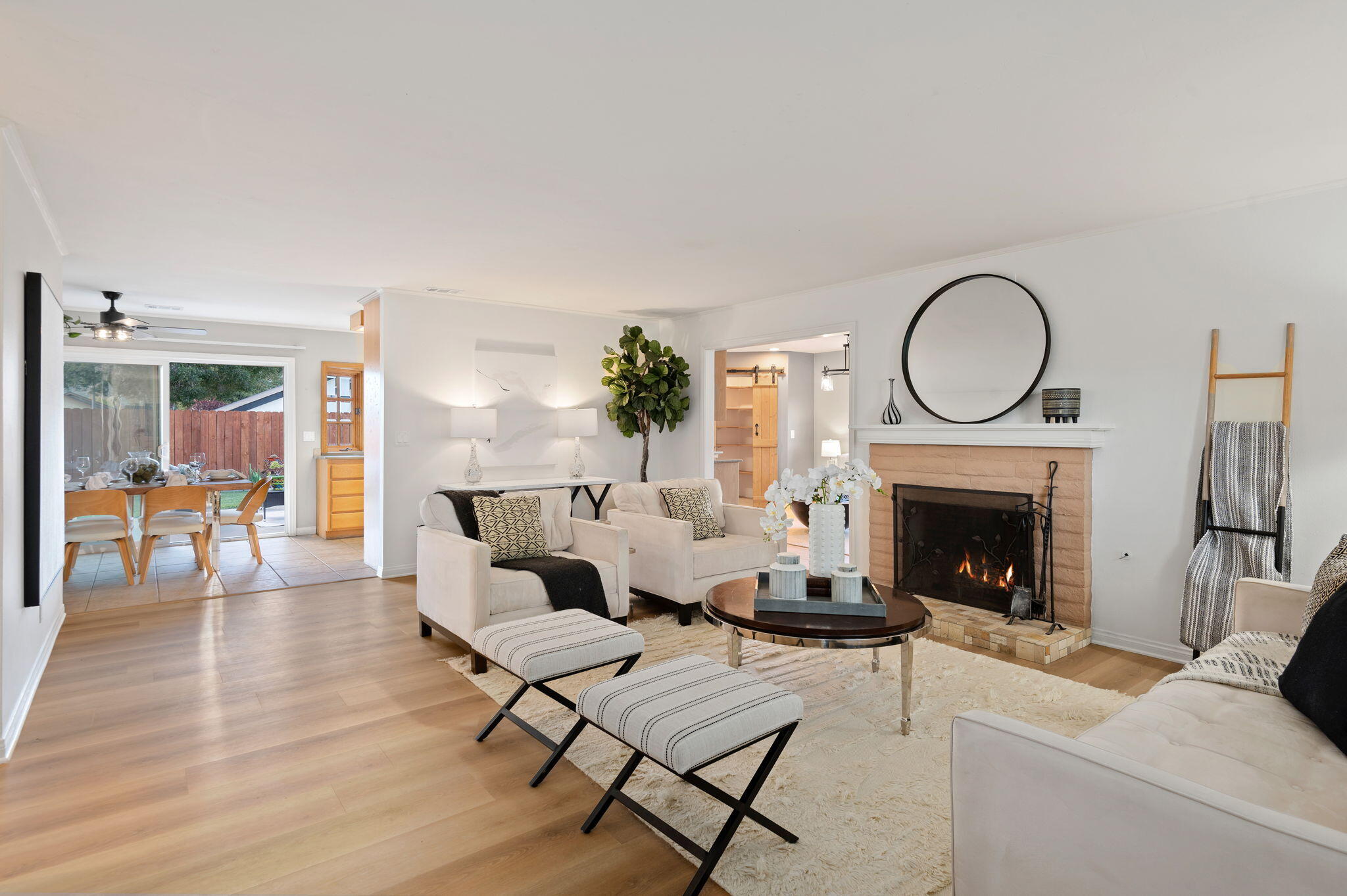 232 2nd Street Buellton, CA 93427 - Photo 5 of 29 a living room with furniture and a fireplace