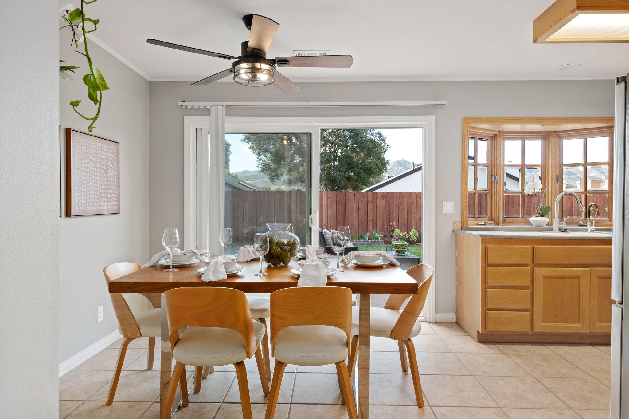 232 2nd Street Buellton, CA 93427 - Photo 8 of 29 a dining room with furniture a chandelier and a rug