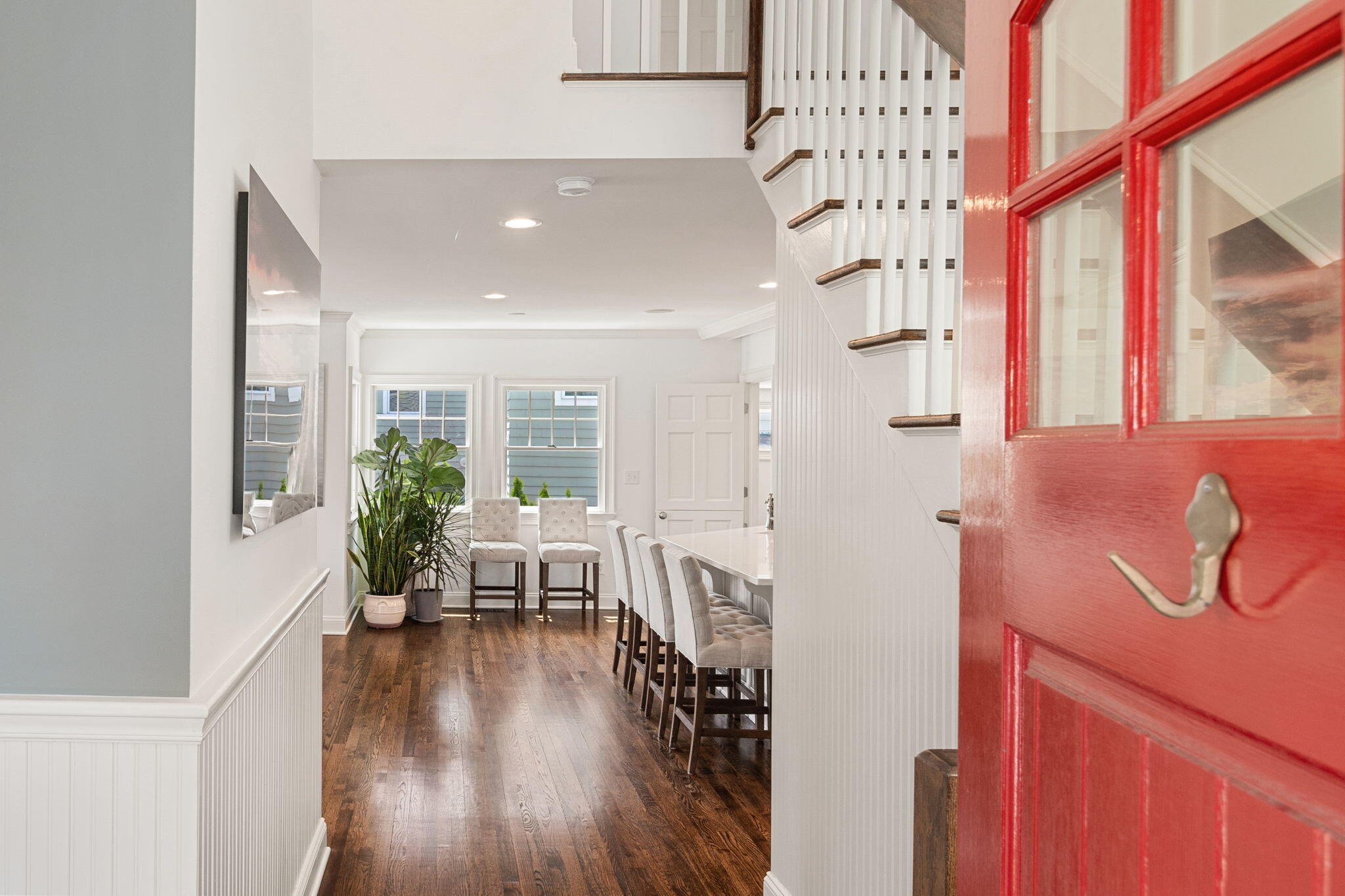 69 Roton Avenue Rowayton, CT 06853 - Photo 9 of 31 a view of entryway with wooden floor