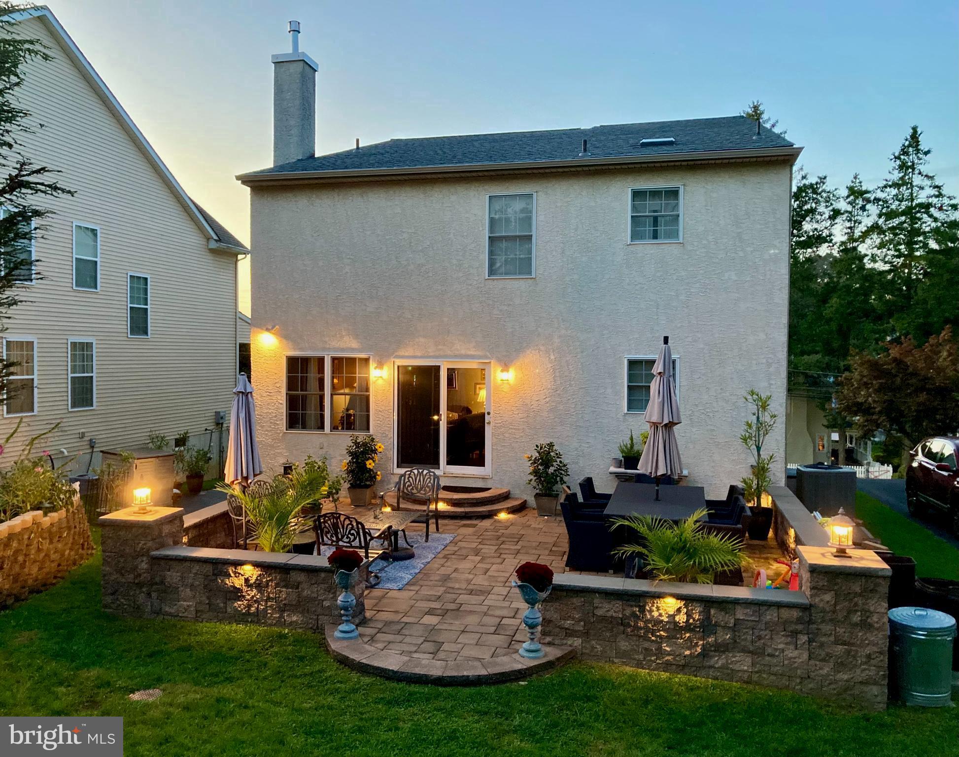 1211 Bon Air Road Havertown, PA 19083 - Photo 37 of 45 Terrace with automatic lights on at night