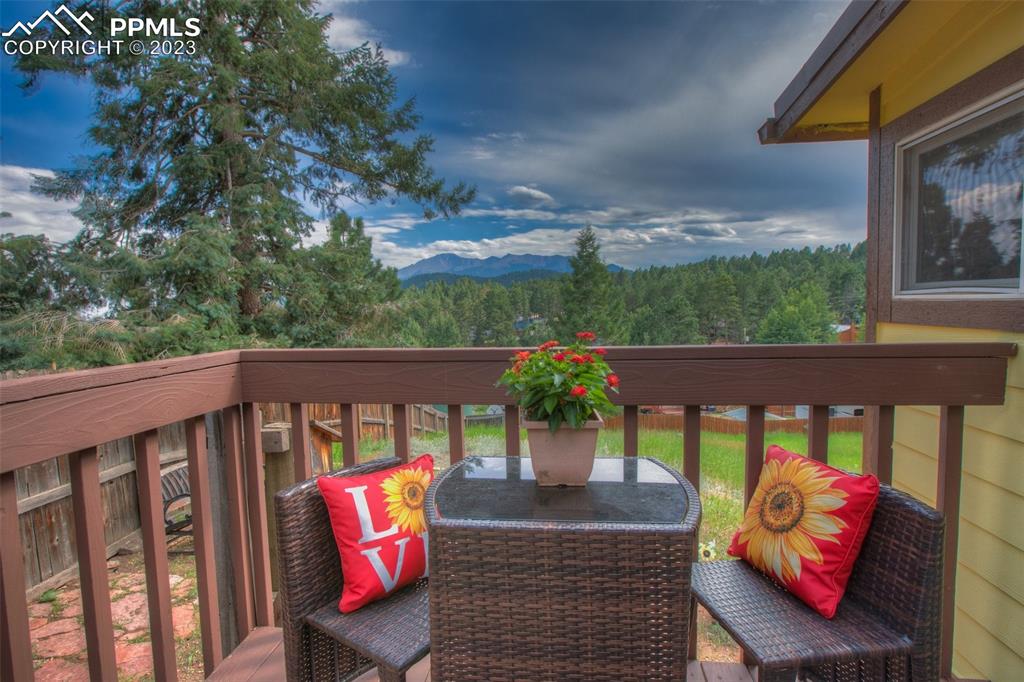 321 Dewell Road Woodland Park, CO 80863 - Photo 6 of 32 a view of a two chairs in the roof deck