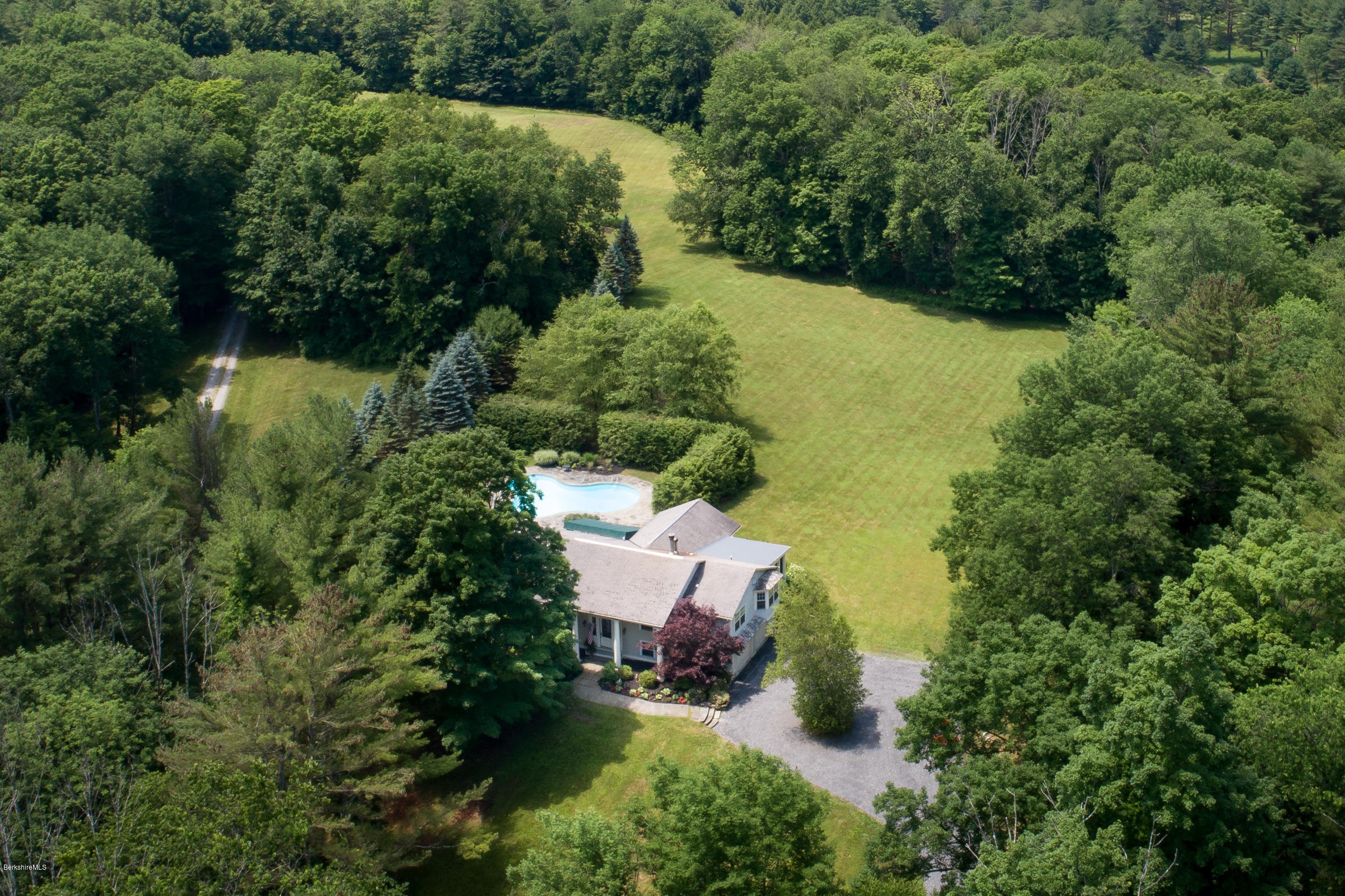 1888 Dublin Road Richmond, MA 01254 - Photo 37 of 38 FRONT AERIAL