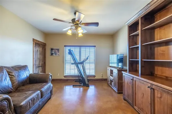 a view of livingroom with furniture and wooden floor