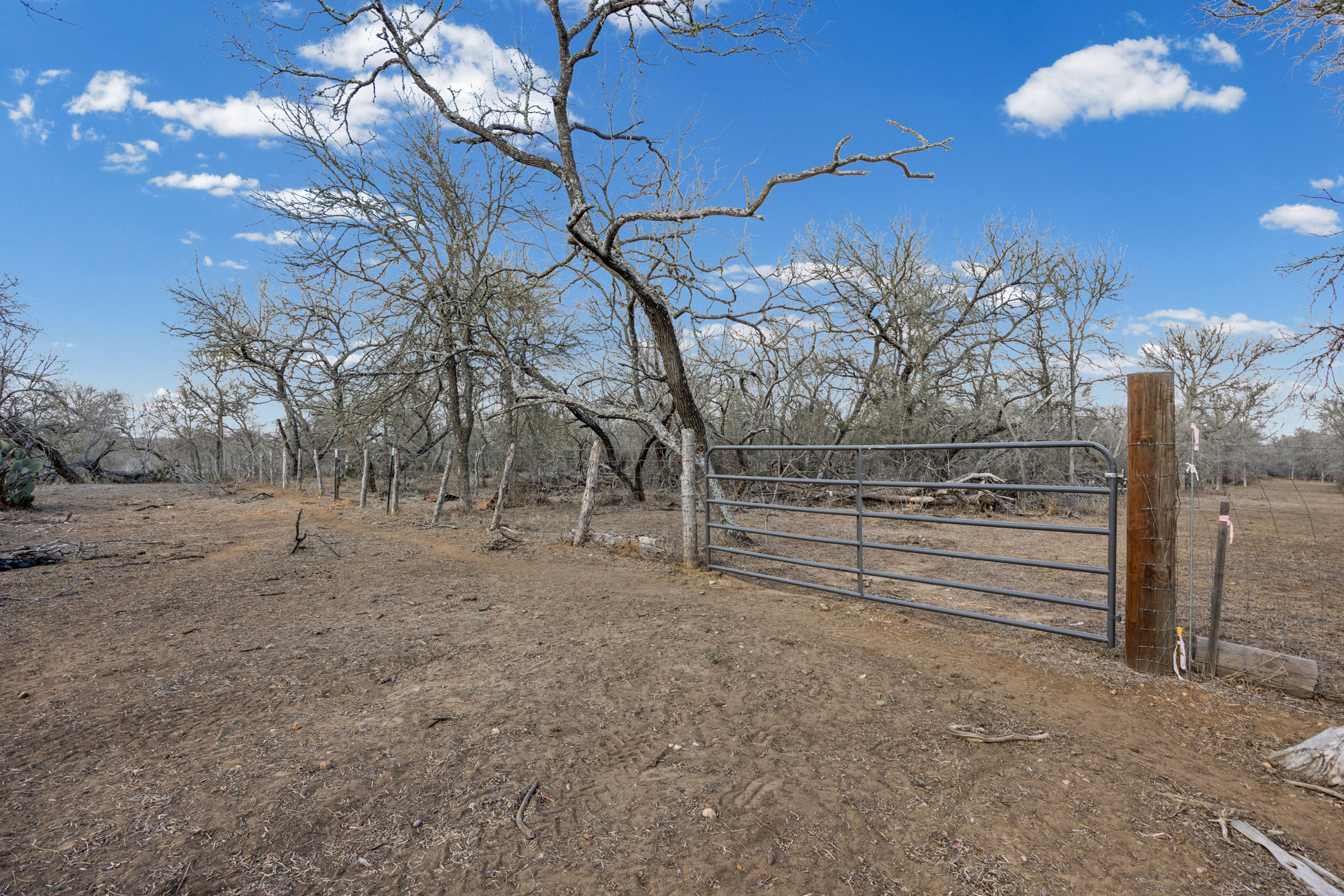 Tbd Sneed Lane Dale, TX 78616 - Photo 3 of 17 a view of backyard with wooden fence