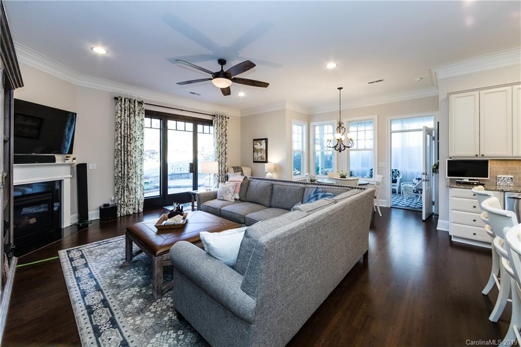 16905 Red Cow Road Charlotte, NC 28277 - Photo 15 of 47 a living room with furniture fireplace and a flat screen tv