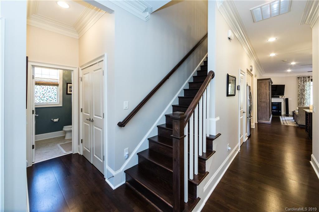 16905 Red Cow Road Charlotte, NC 28277 - Photo 29 of 47 a view of a hallway with wooden floor and staircase