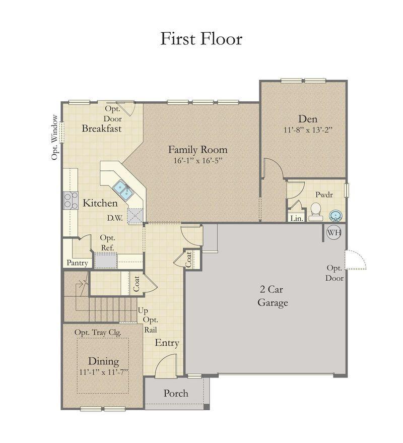 283 Spectrum Road Summerville, SC 29486 - Photo 31 of 39 First Floor Layout
