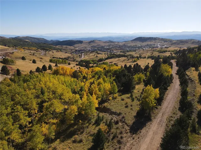 a view of city and mountain