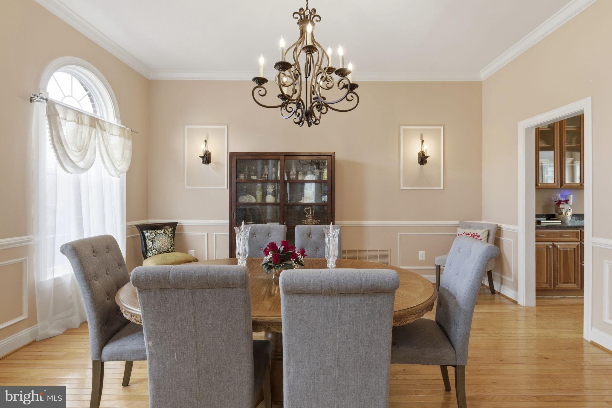 15611 Riding Stable Road Laurel, MD 20707 - Photo 19 of 86 Sophisticated dining with wainscoting