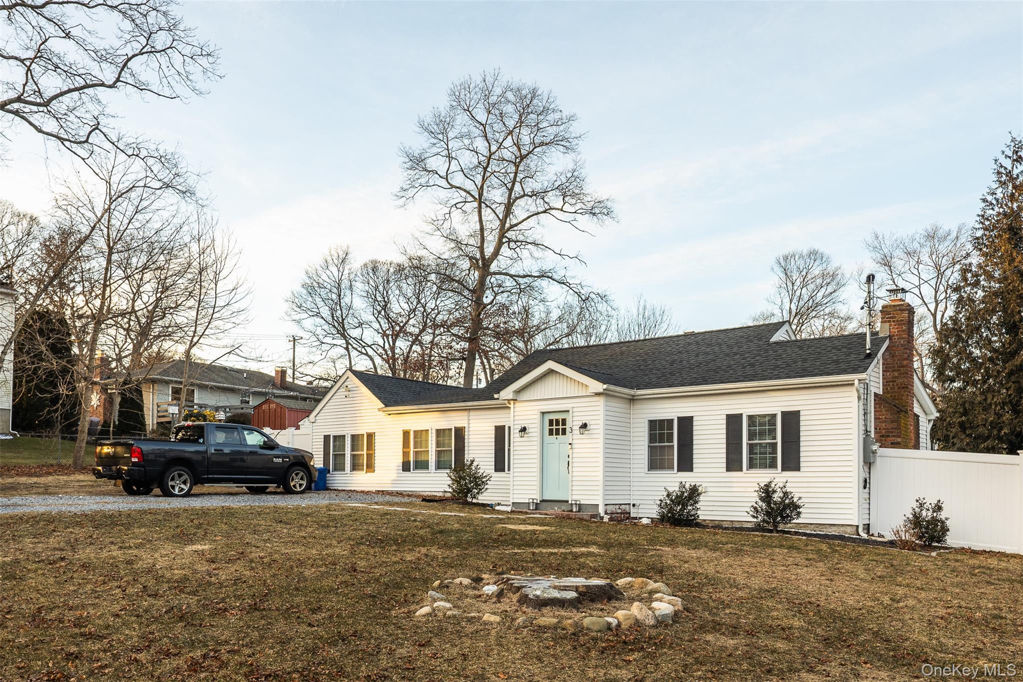 3 Cedar Road Sound Beach, NY 11789 - Photo 1 of 14 a front view of a house with a yard