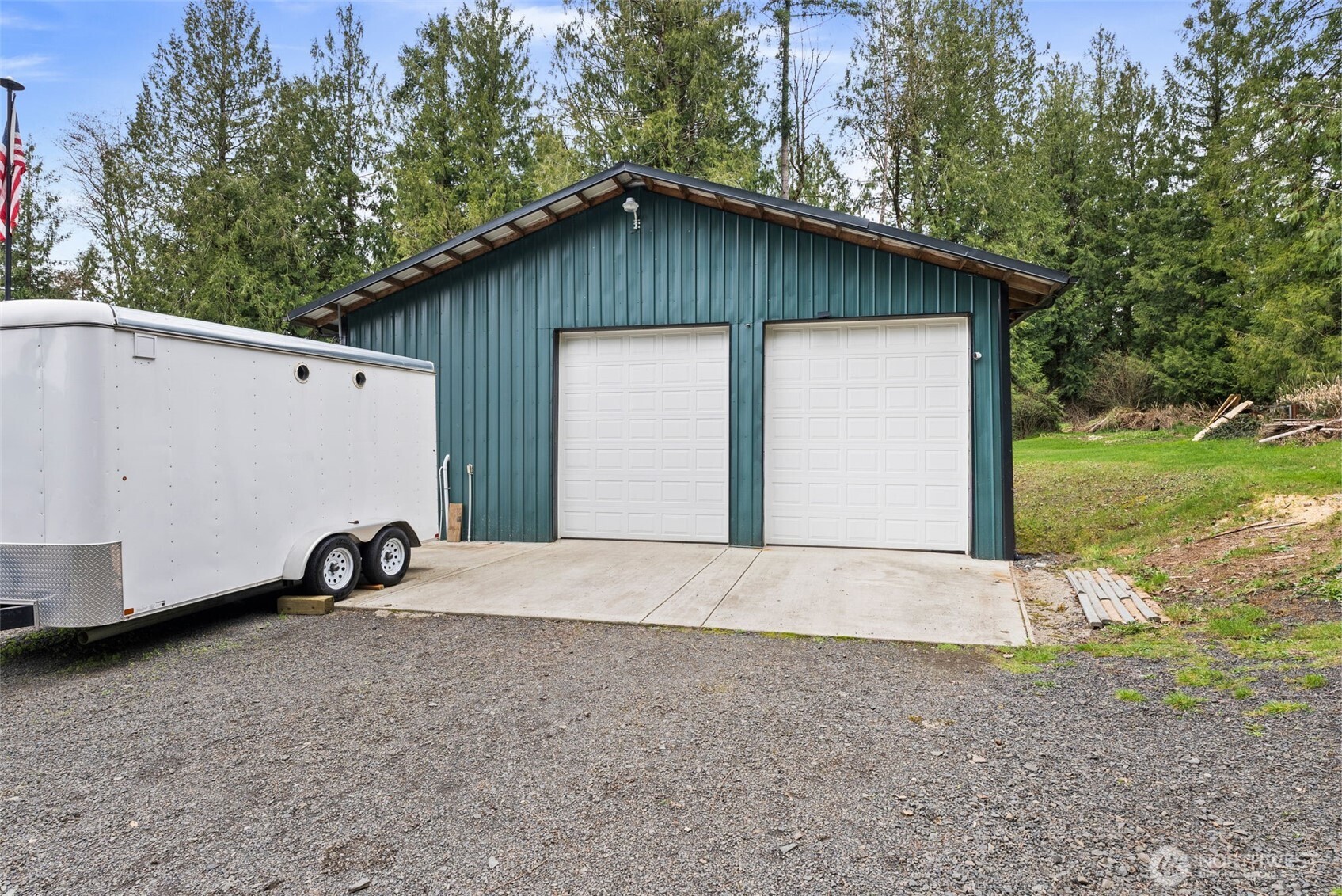 2434 Salzer Valley Road Centralia, WA 98531 - Photo 35 of 39 a view of a house with backyard and trees