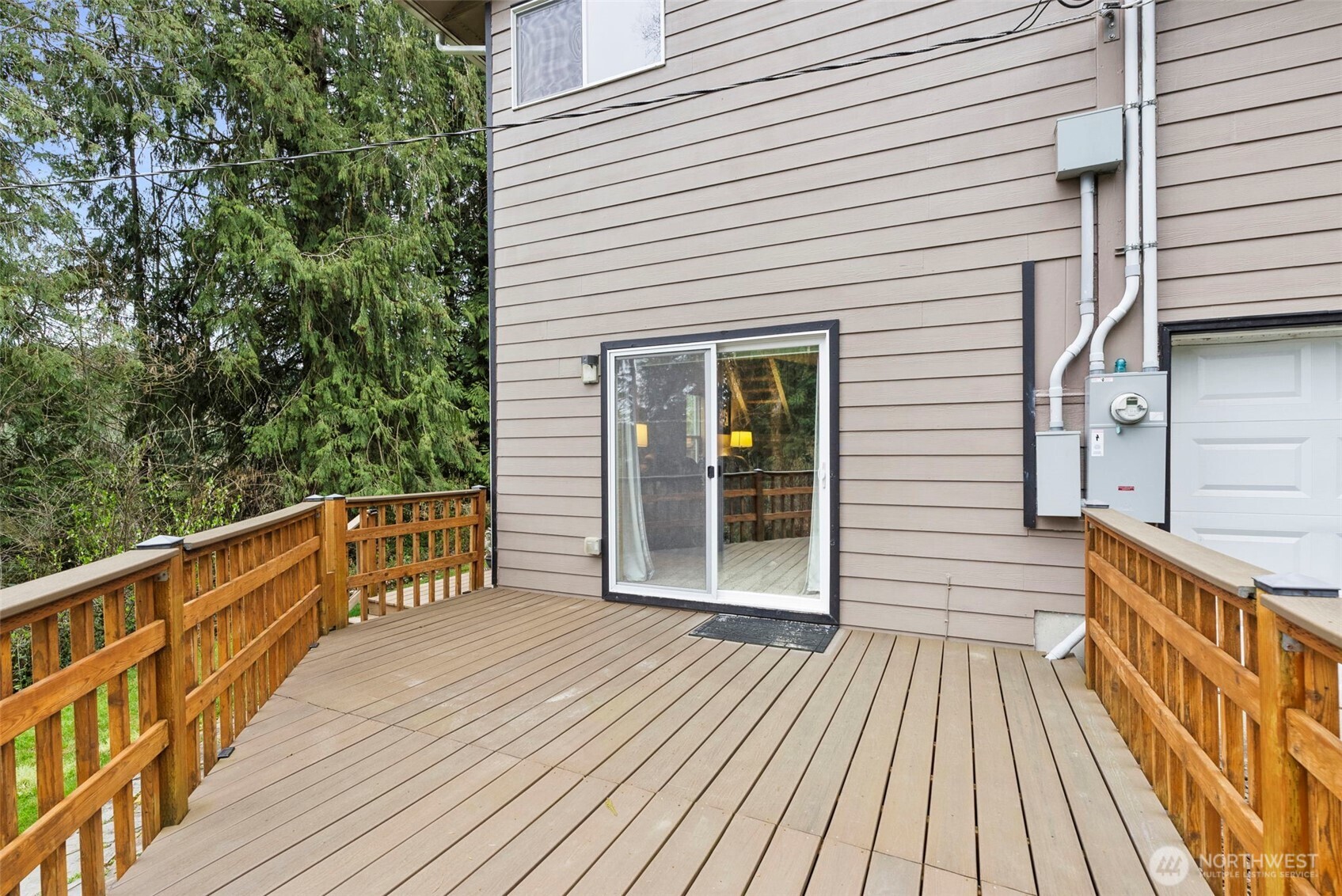 2434 Salzer Valley Road Centralia, WA 98531 - Photo 38 of 39 a view of a wooden deck with a yard