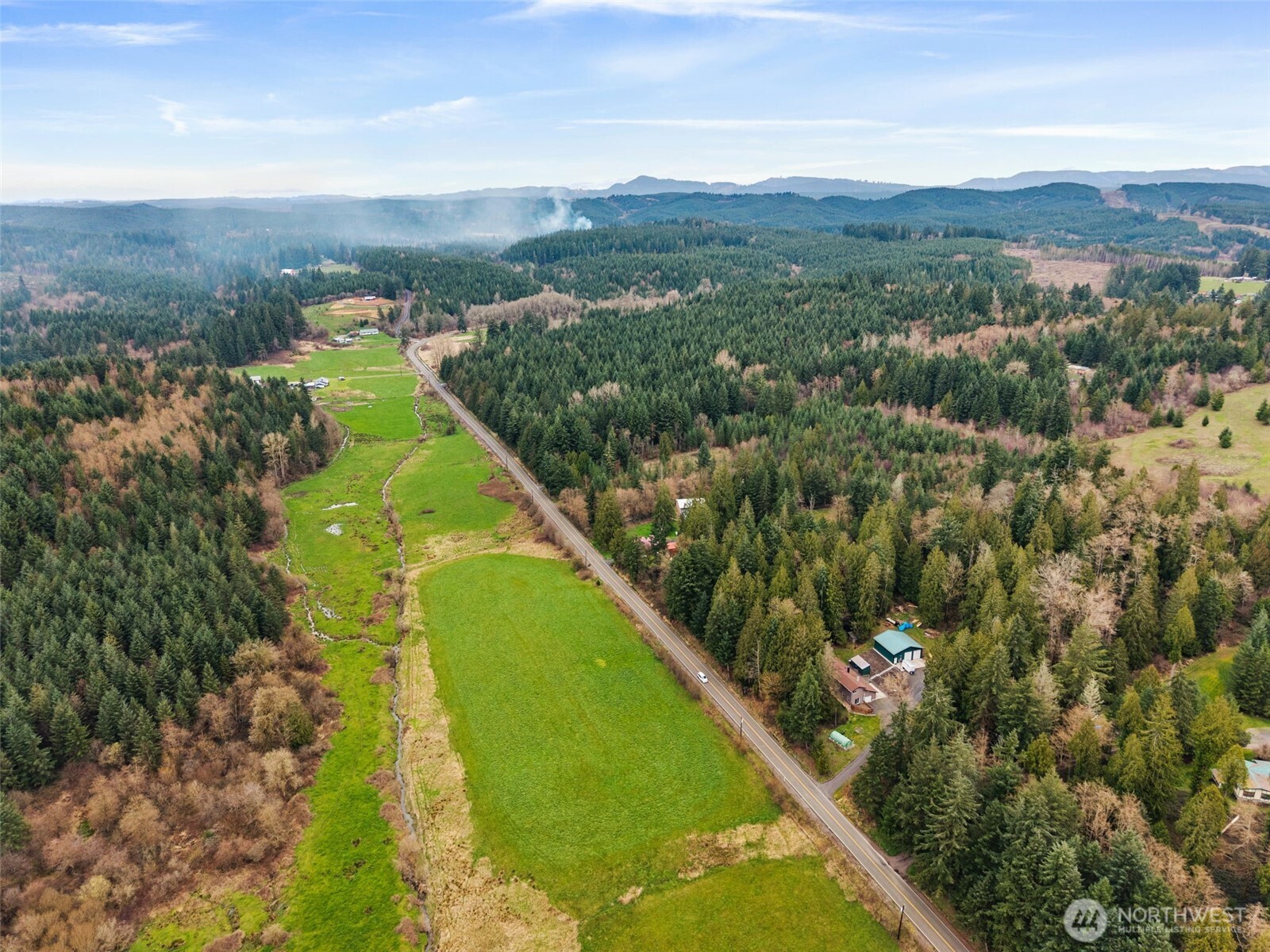 2434 Salzer Valley Road Centralia, WA 98531 - Photo 5 of 39 a view of a lush green forest with a lake