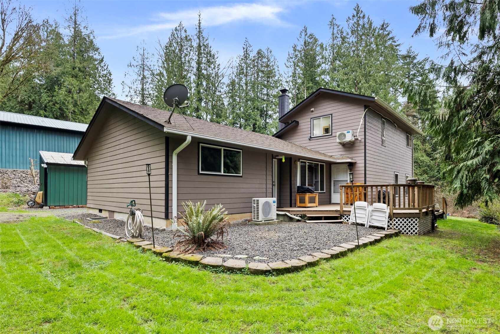 2434 Salzer Valley Road Centralia, WA 98531 - Photo 8 of 39 a front view of house with a garden and patio