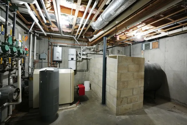 a view of storage and utility room