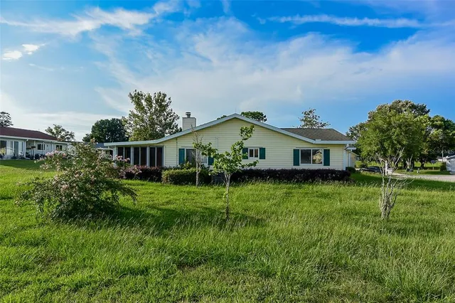 a view of a room with a window
