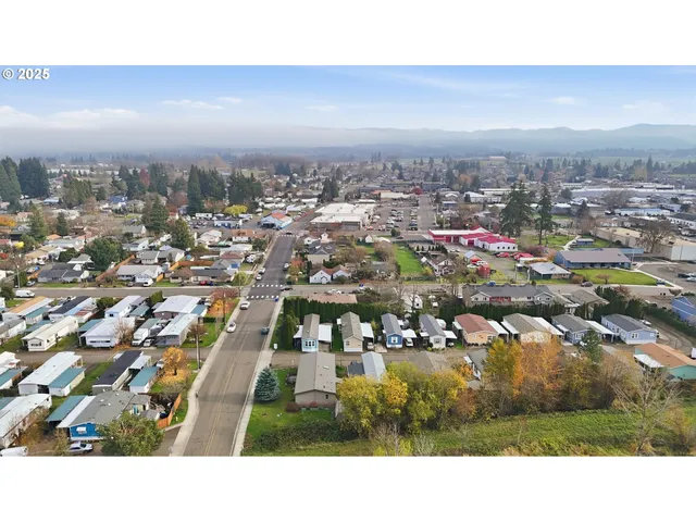 an aerial view of city