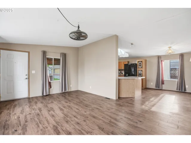 a view interior of a house and kitchen view