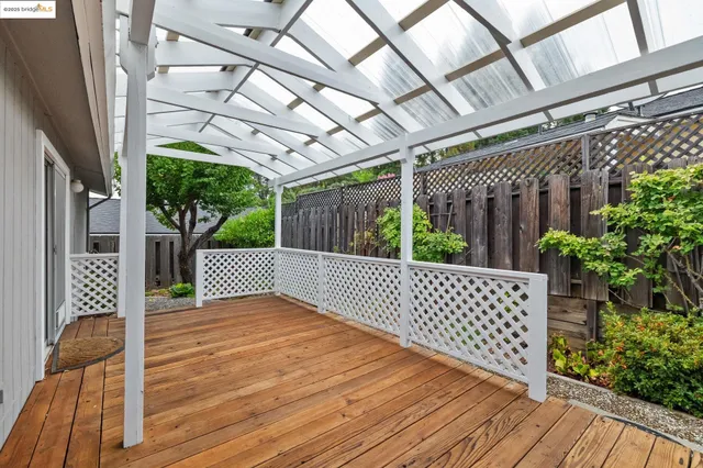 a view of a roof deck