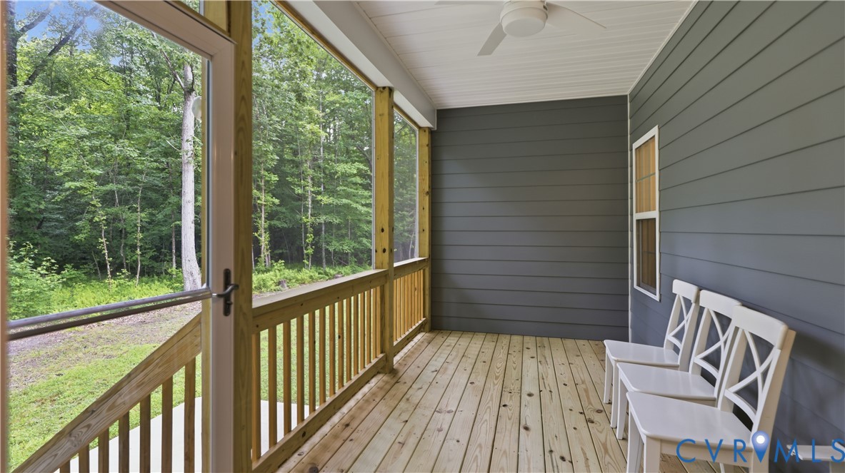 1400 Tutelo Road Quinton, VA 23141 - Photo 27 of 37 Screened in covered porch