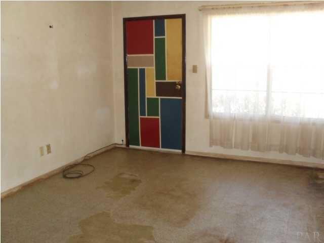 Carpet has been removed.