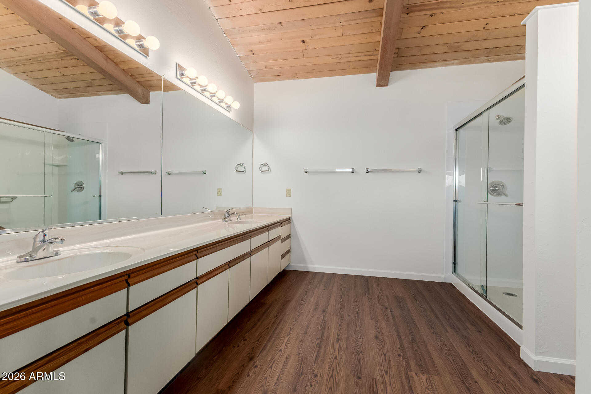 6140 East Peak View Road Cave Creek, AZ 85331 - Photo 16 of 52 a bathroom with a sink and a mirror