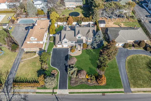 a bathroom with a shower and a toilet