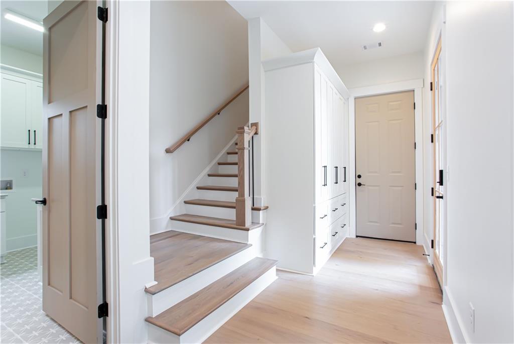 3286 Elwin Ragsdale Way Acworth, GA 30102 - Photo 42 of 51 a view of entryway with white walls and stairs