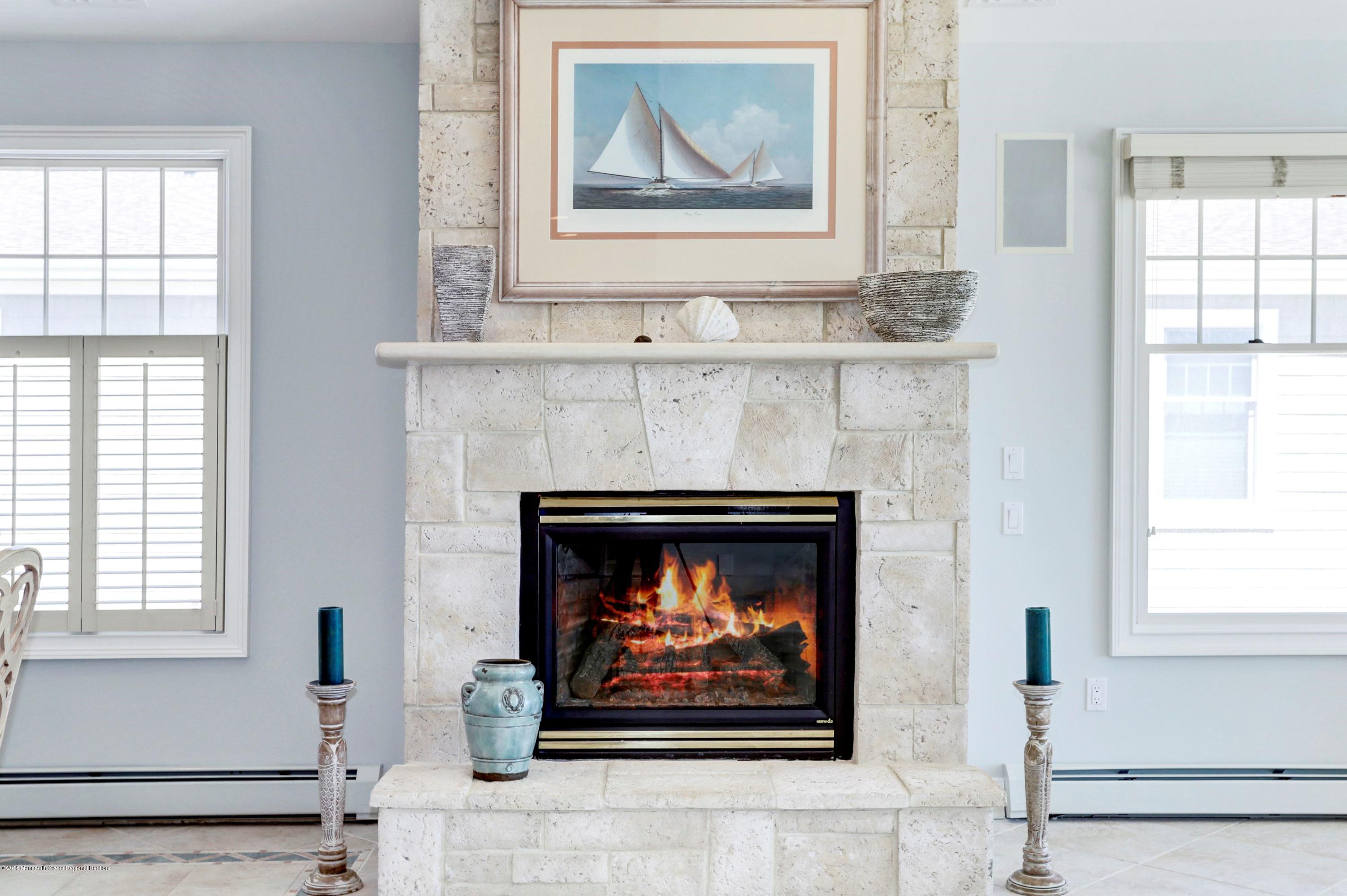 233 Beach Front, Unit 3 Manasquan, NJ 08736 - Photo 15 of 43 fireplace