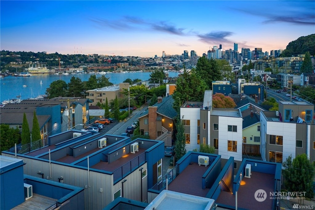 2408 Dexter Avenue North, Unit B Seattle, WA 98109 - Photo 11 of 11 a view of city from balcony