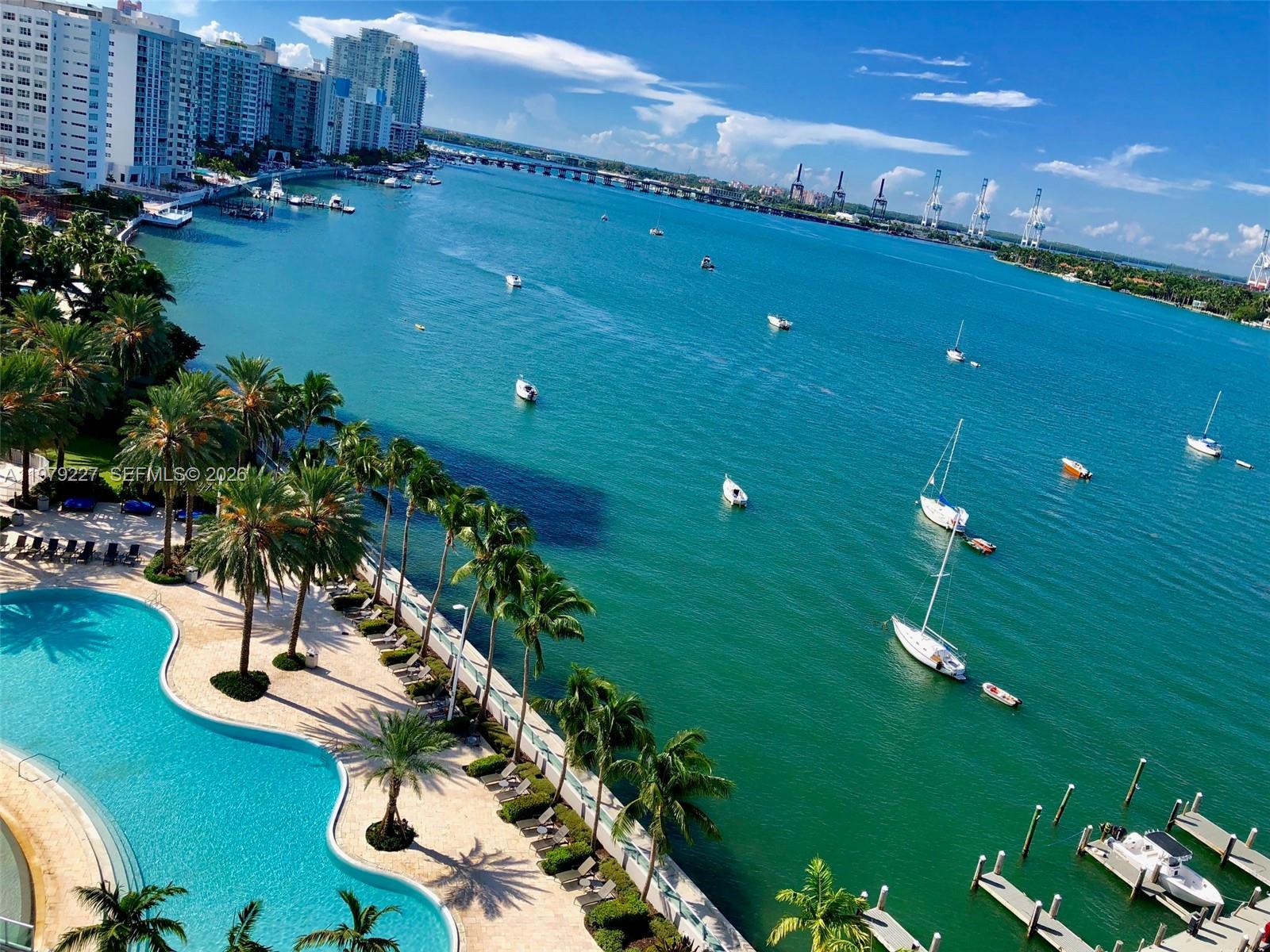1500 Bay Road, Unit 1236S Miami Beach, FL 33139 - Photo 11 of 24 a view of a swimming pool