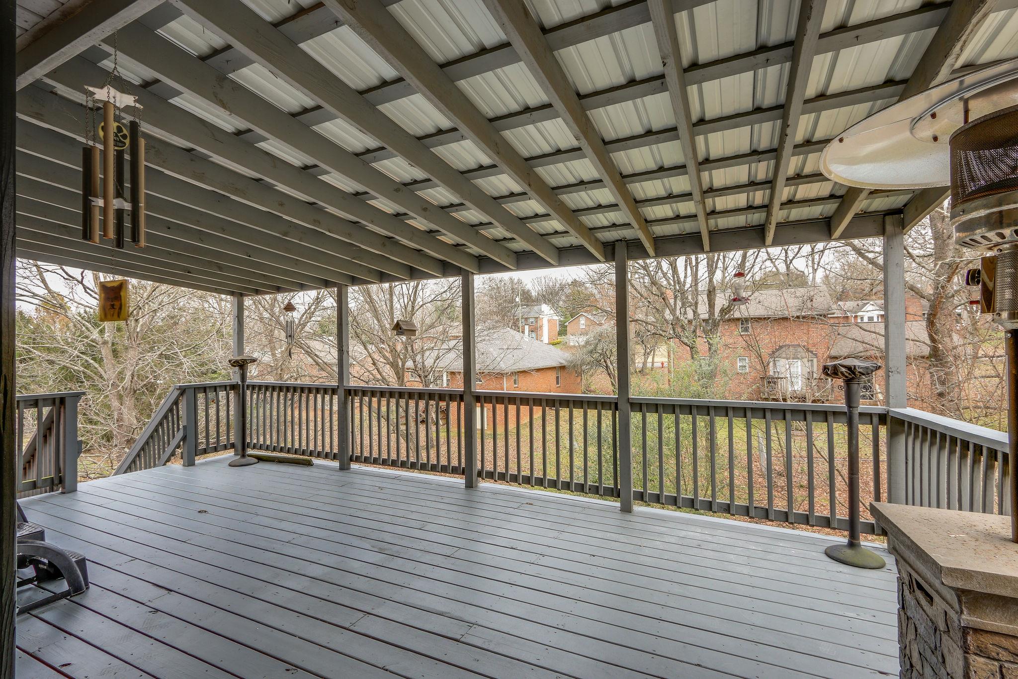 1056 Fitzpatrick Road Nashville, TN 37214 - Photo 26 of 28 Covered deck accessed from breakfast and living rooms