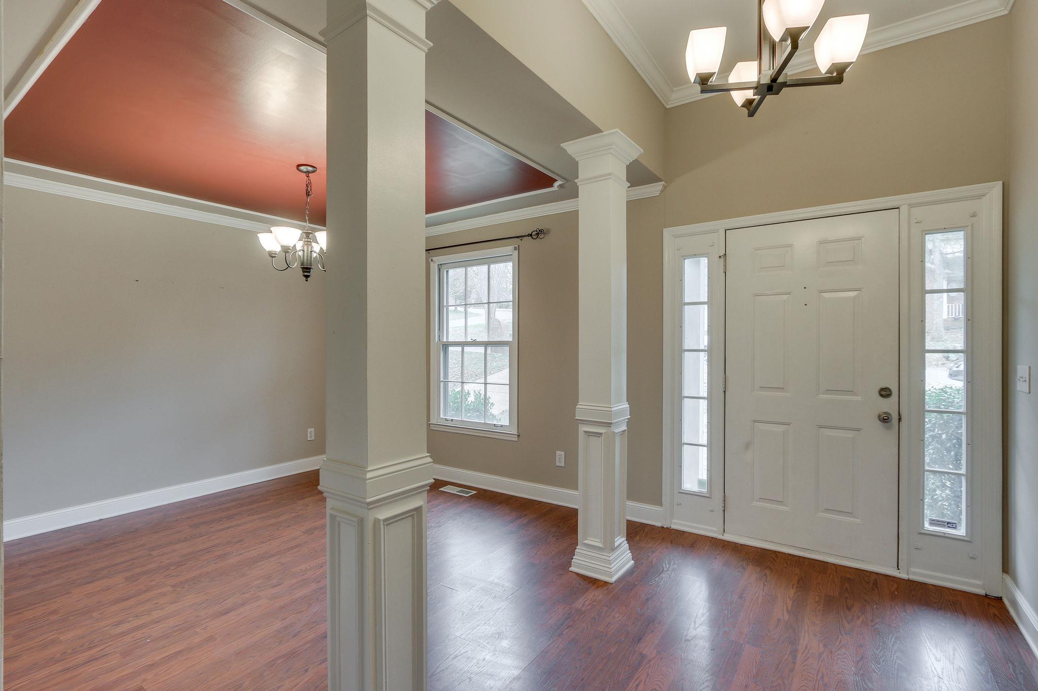 1056 Fitzpatrick Road Nashville, TN 37214 - Photo 3 of 28 Foyer looking to front door with side lights