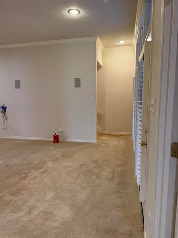 a view of an empty room