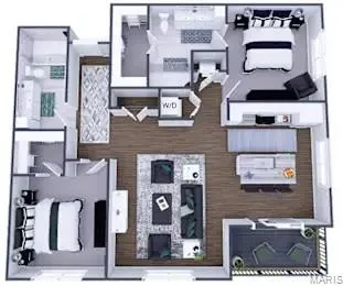 $2,332 | 226 East Lockwood Avenue, Unit 208, St. Louis, MO 63119