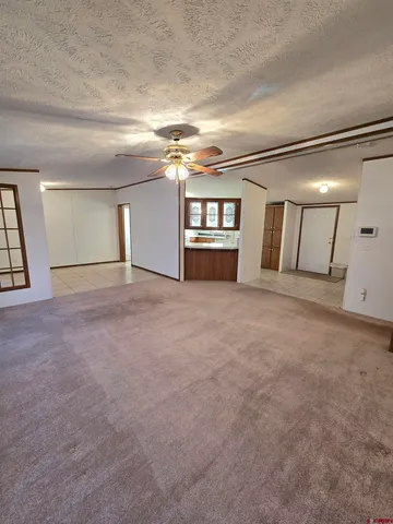 a view of a livingroom with an empty space