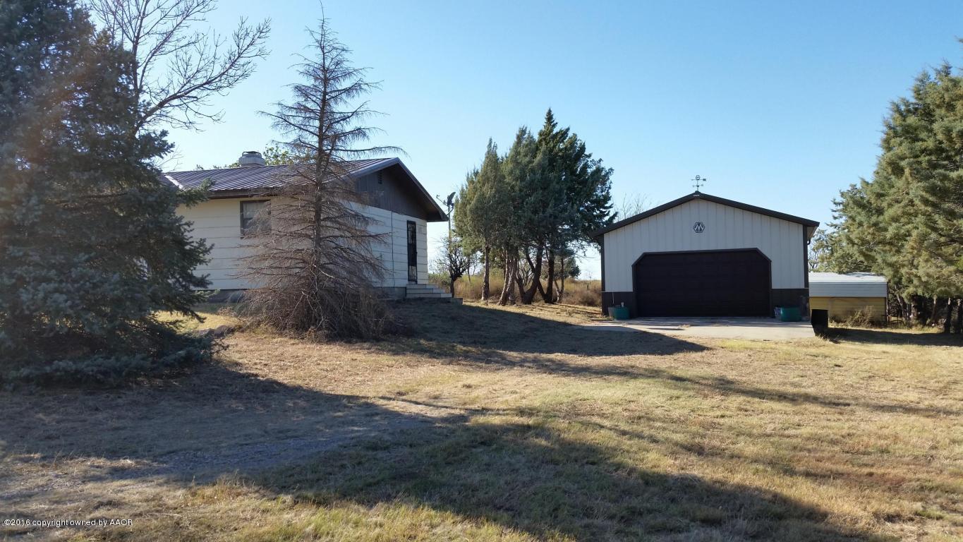 9804 Stinnett Road Fritch, TX 79036 - Photo 2 of 3 front of home with oversized garage