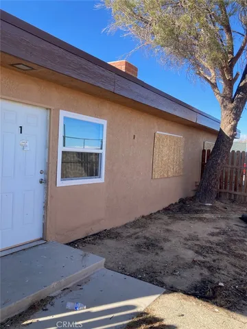 a backyard of a house