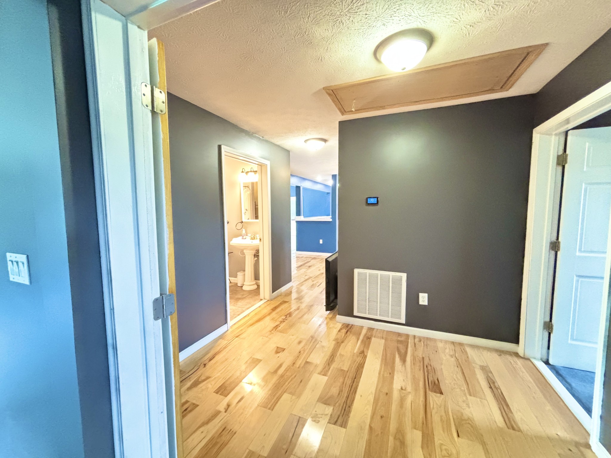 545 Adams Store Poole Mill Road Crofton, KY 42217 - Photo 25 of 48 a bedroom with a bed and a mirror