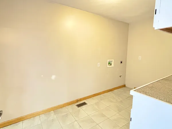 a view of a yard with an outdoor space