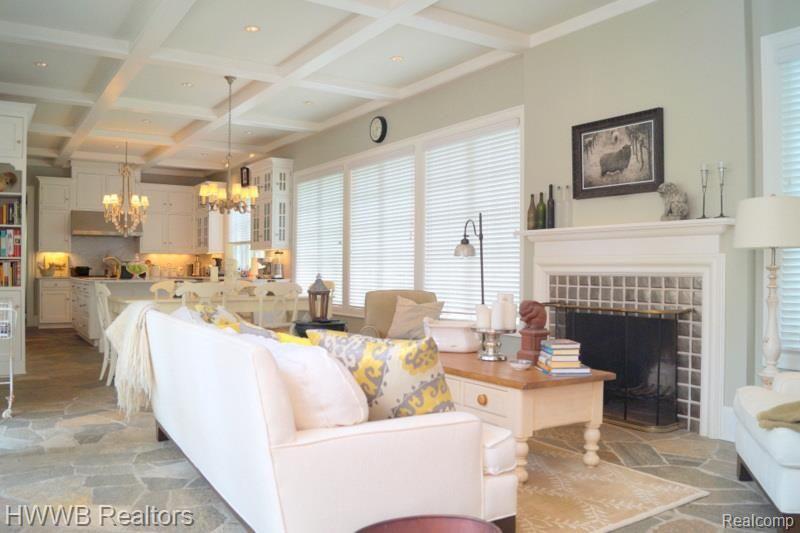 734 Southfield Road Birmingham, MI 48009 - Photo 5 of 17 gorgeous open kitchen to sitting area