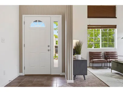 a view of outdoor space and porch