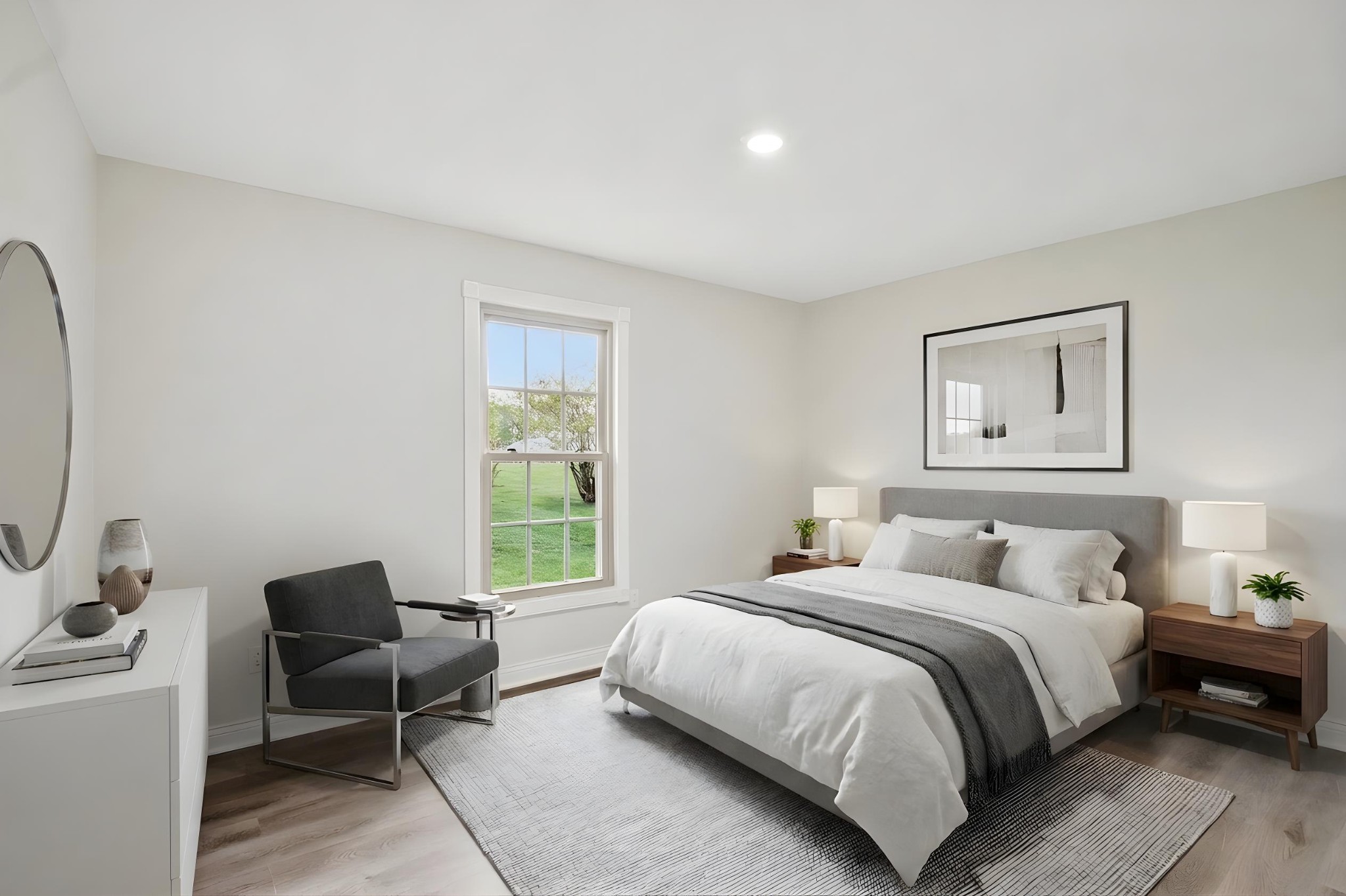 1698 Porter Road Bon Aqua, TN 37025 - Photo 11 of 24 a bedroom with a bed and chair