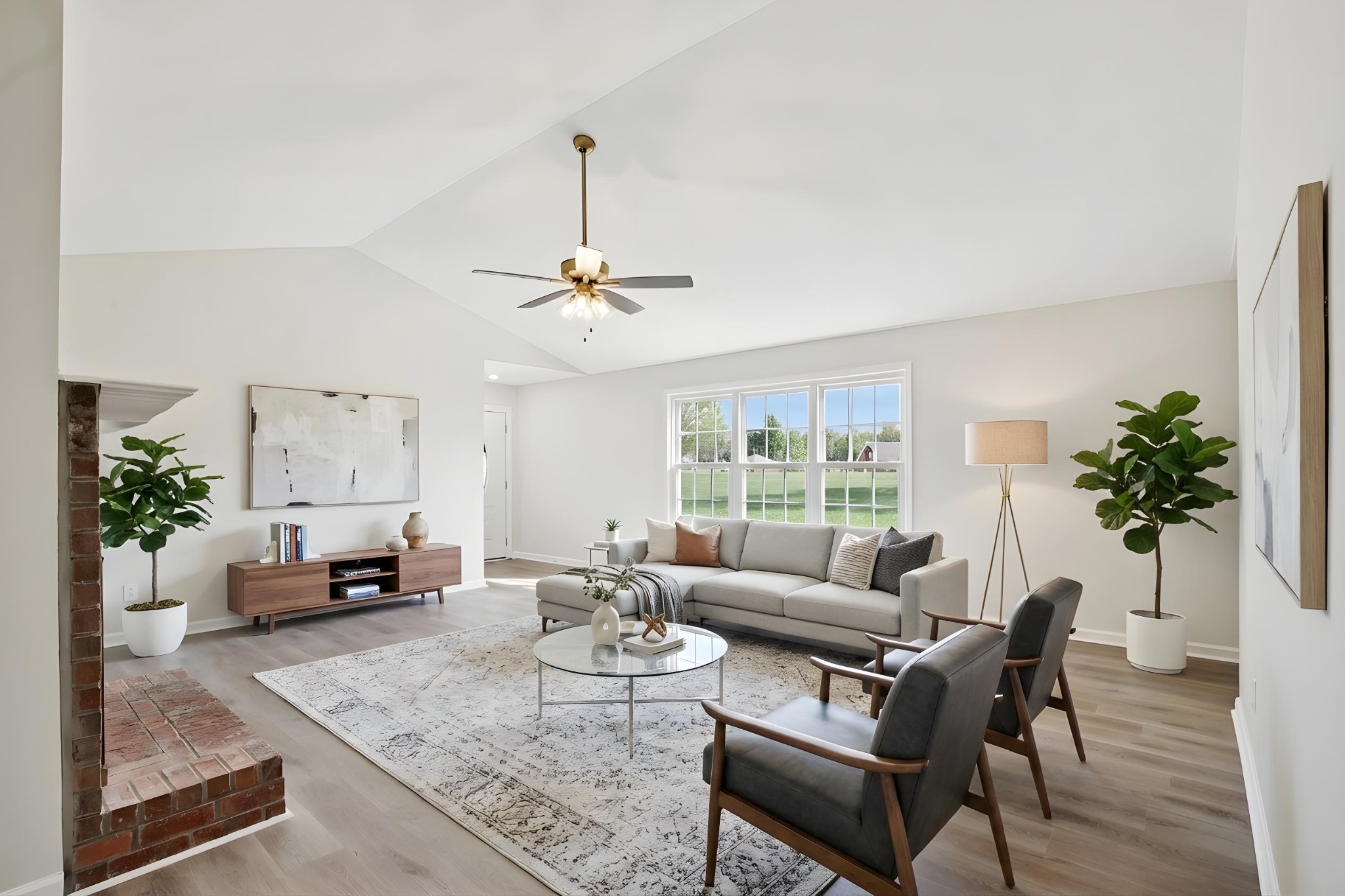 1698 Porter Road Bon Aqua, TN 37025 - Photo 3 of 24 a living room with furniture and a large window