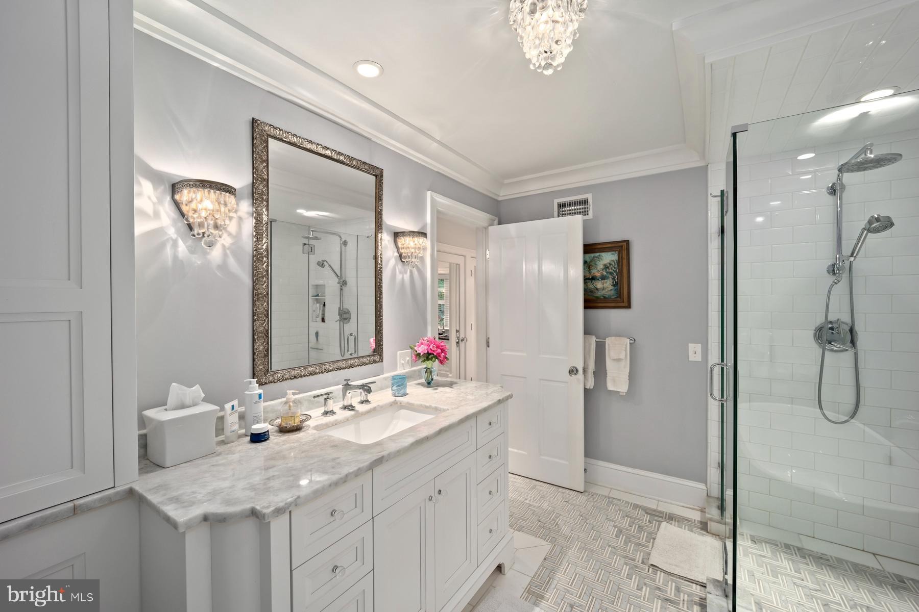 1650 Mt Pleasant Road Villanova, PA 19085 - Photo 13 of 55 Primary Suite Bath w/Soaking Tub & Shower