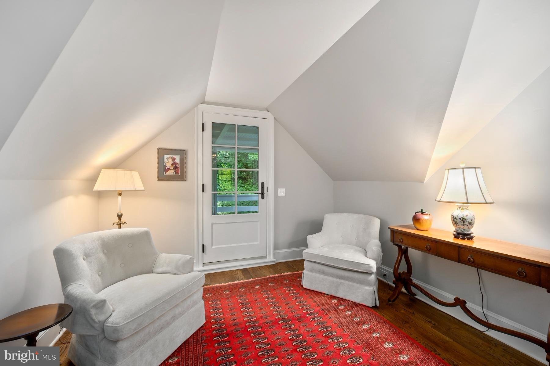 1650 Mt Pleasant Road Villanova, PA 19085 - Photo 21 of 55 Sitting Area and Balcony Door