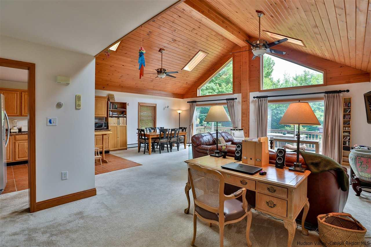 293 Barley Road Pine Hill, NY 12465 - Photo 8 of 25 a view of a dining room with furniture window and outside view