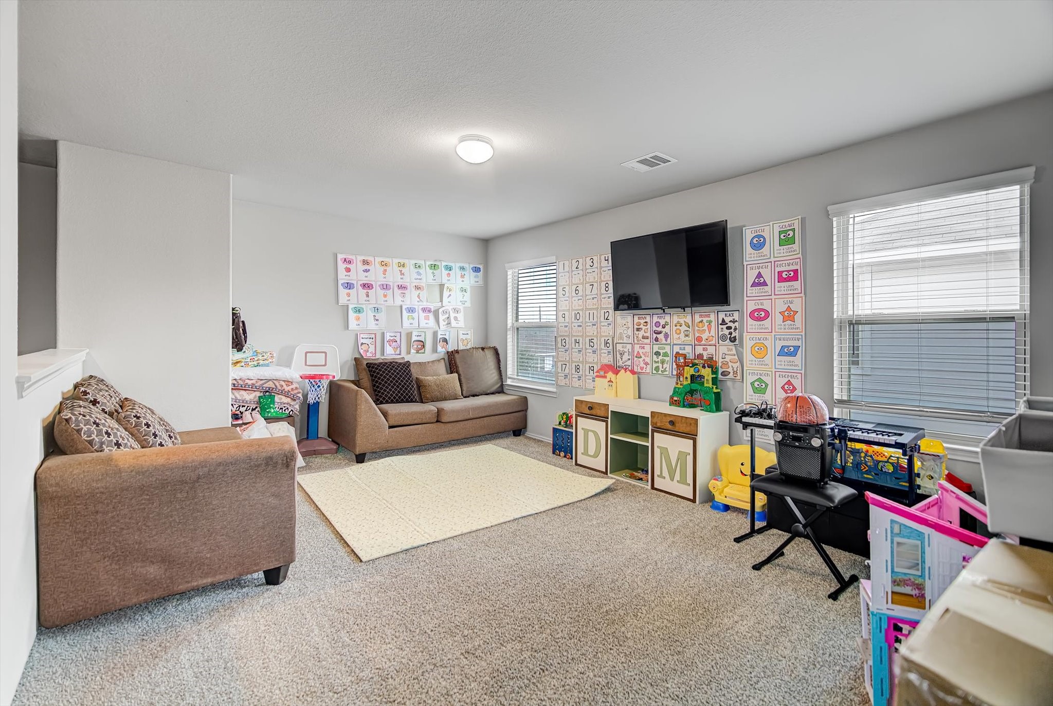 1230 Baja Vista Way Channelview, TX 77530 - Photo 20 of 33 a living room with furniture and a flat screen tv