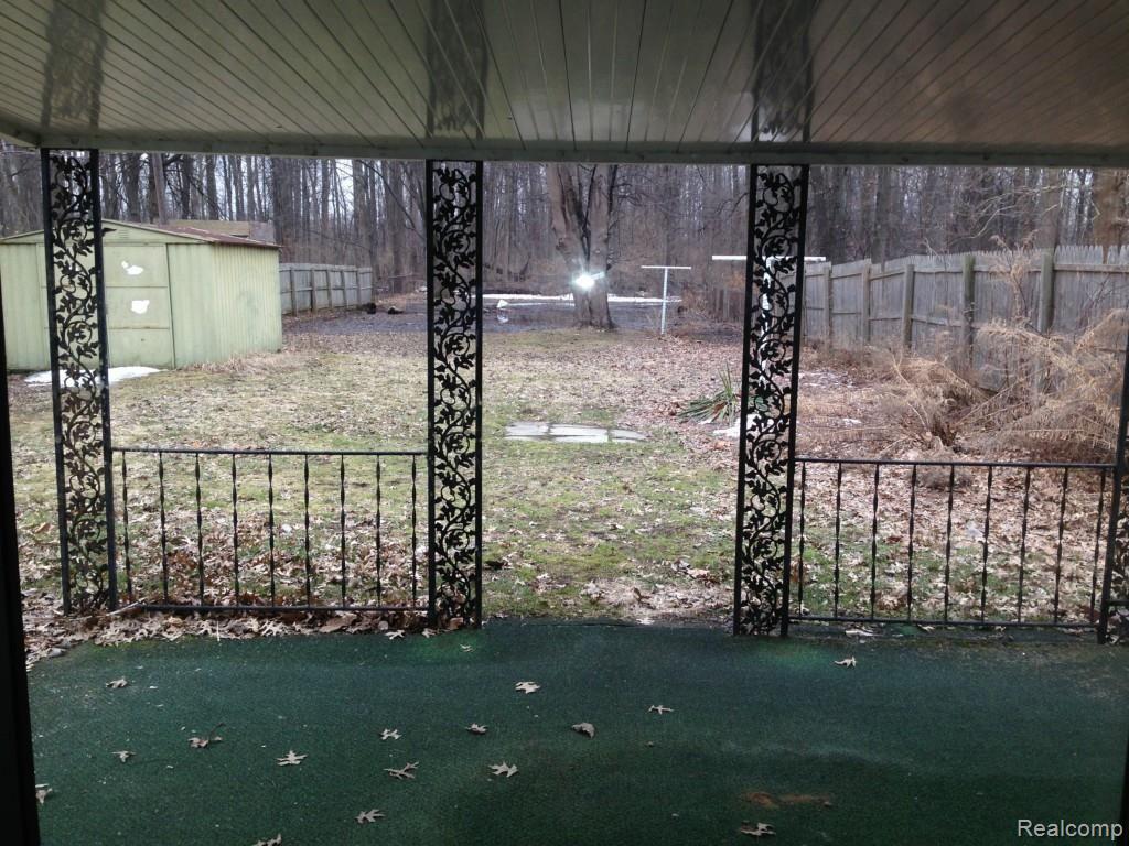 37253 Bendix Street Wayne, MI 48184 - Photo 5 of 5 37253 Bendix St Wayne Michigan Backyard view -- lots of wildlife