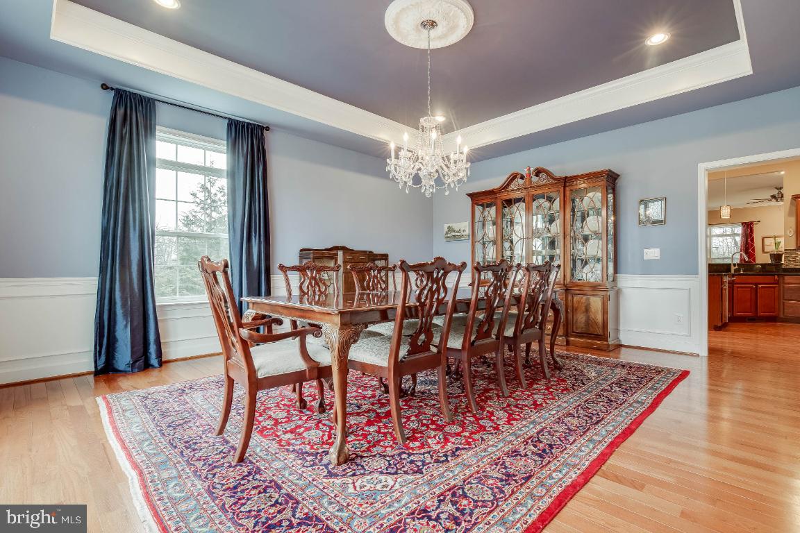 41985 Riding Mill Place Ashburn, VA 20148 - Photo 16 of 46 Dining Room with Tray Ceiling